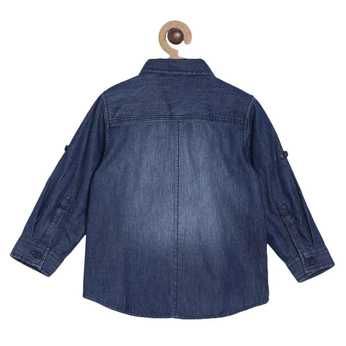 Pack of 1 shirt - denim blue for 3-6 Months