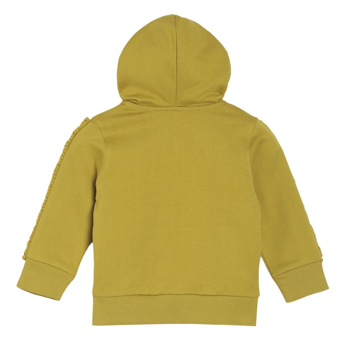 Baby Boys Star Applique Hoodie Jacket, Mustard