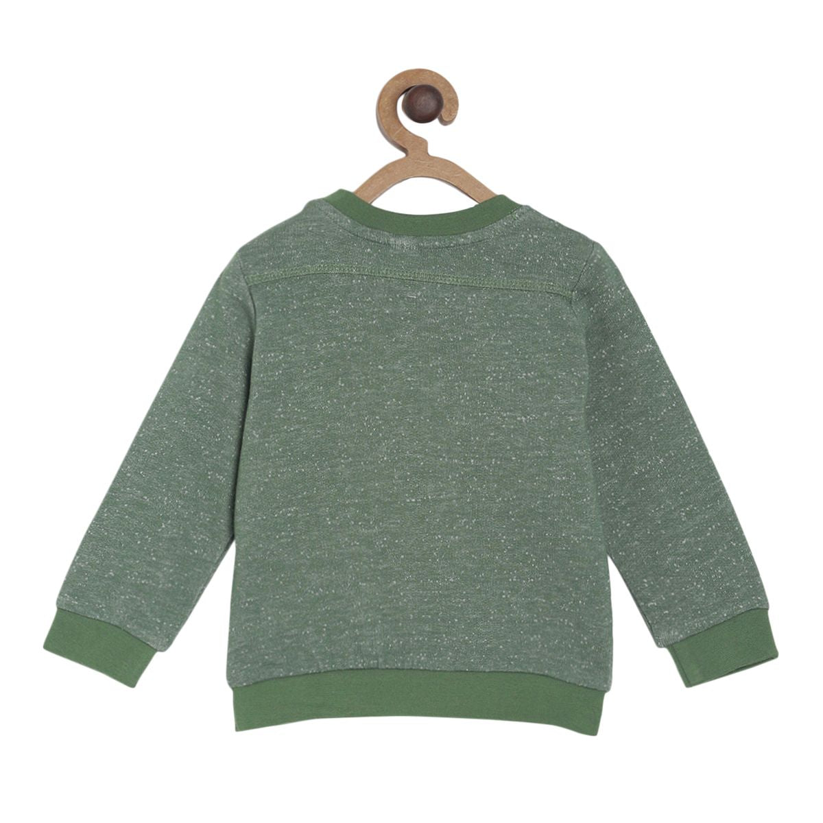 Pack of 1 sweatshirt - green for 3-6 Months
