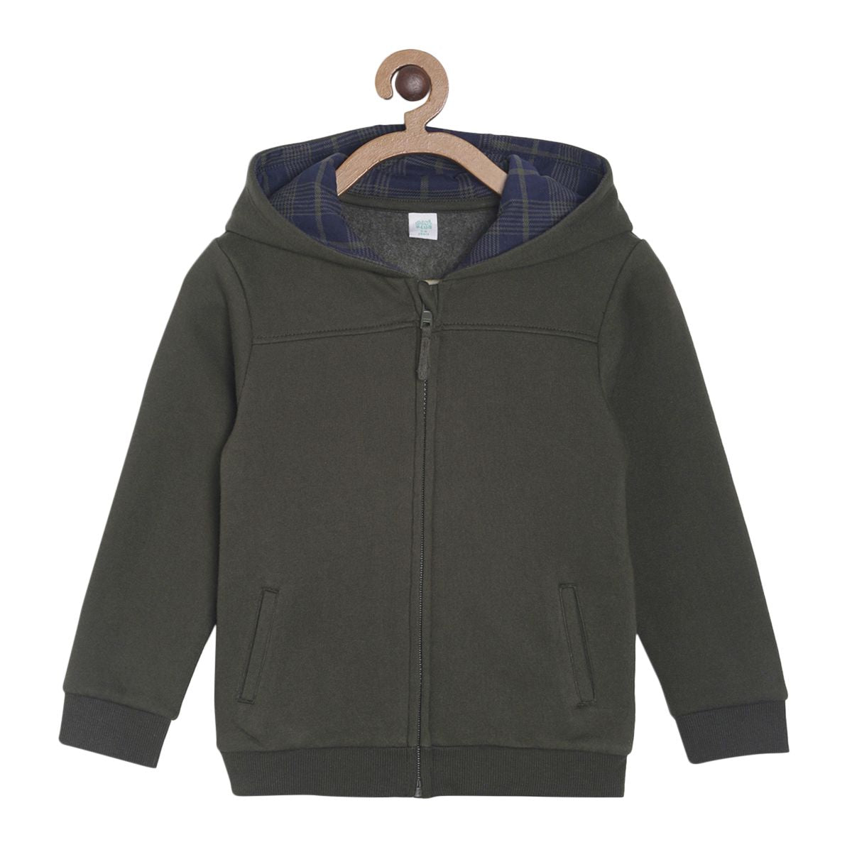 Pack of 1 sweatshirt - green for 3-6 Months