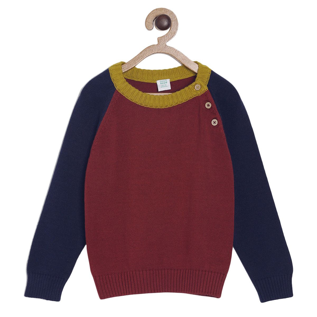 Pack of 1 sweater - red for 3-6 Months