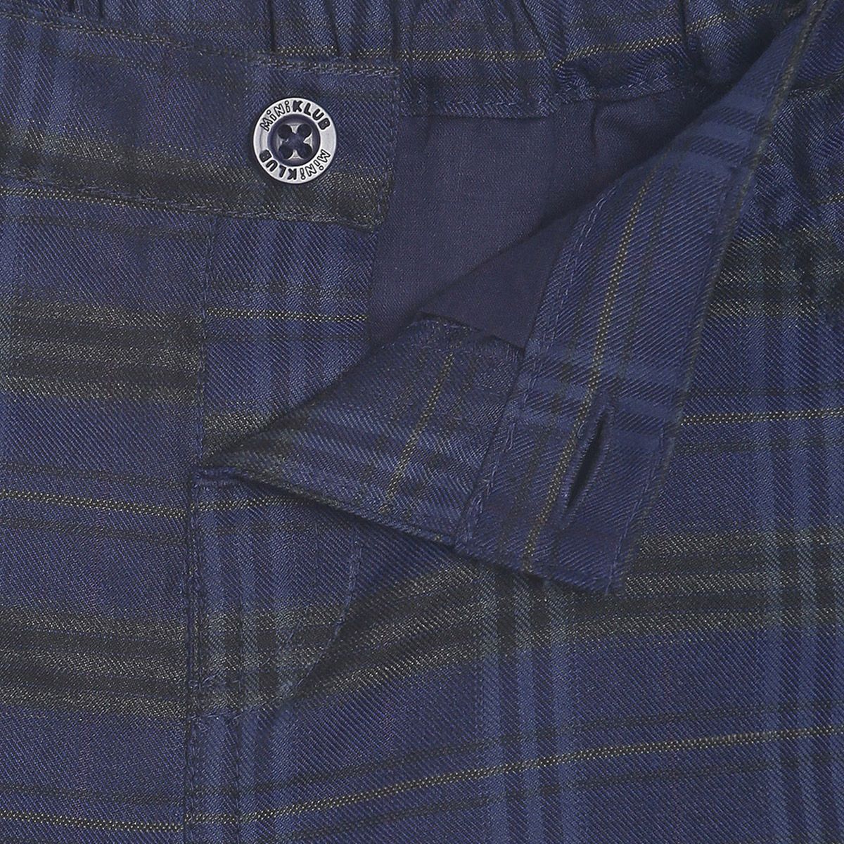 Pack of 3 shirt & knit bottom - white & navy blue for 3-6 Months