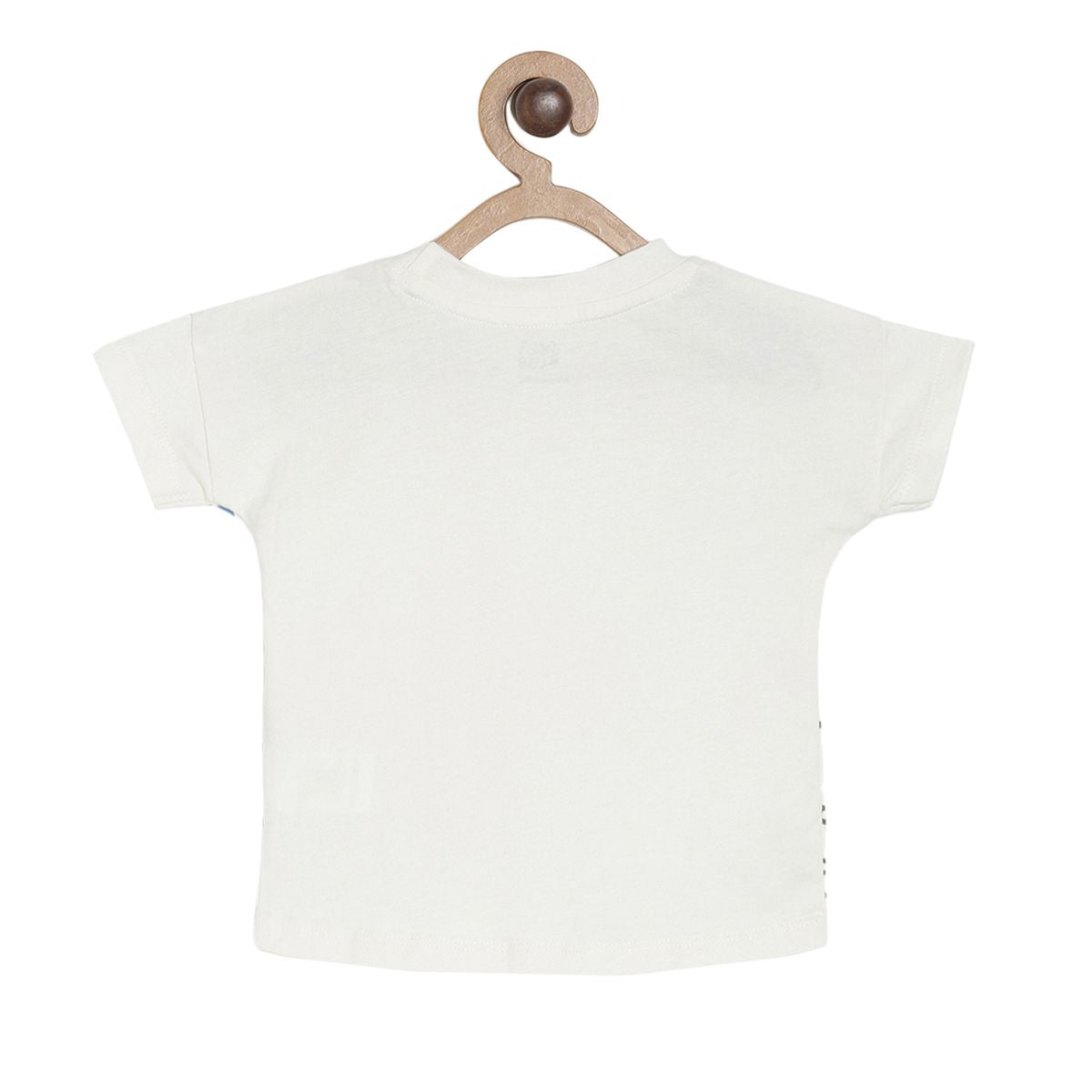 Pack of 1 t-shirt - white & blue for 3-6 Months