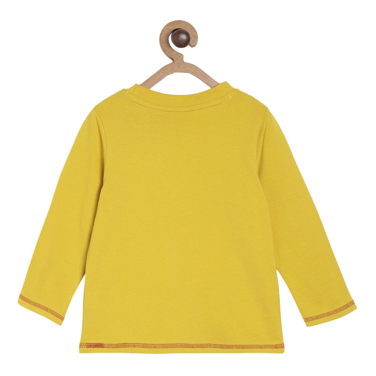 Baby Boys Camera Print T-Shirt, Yellow