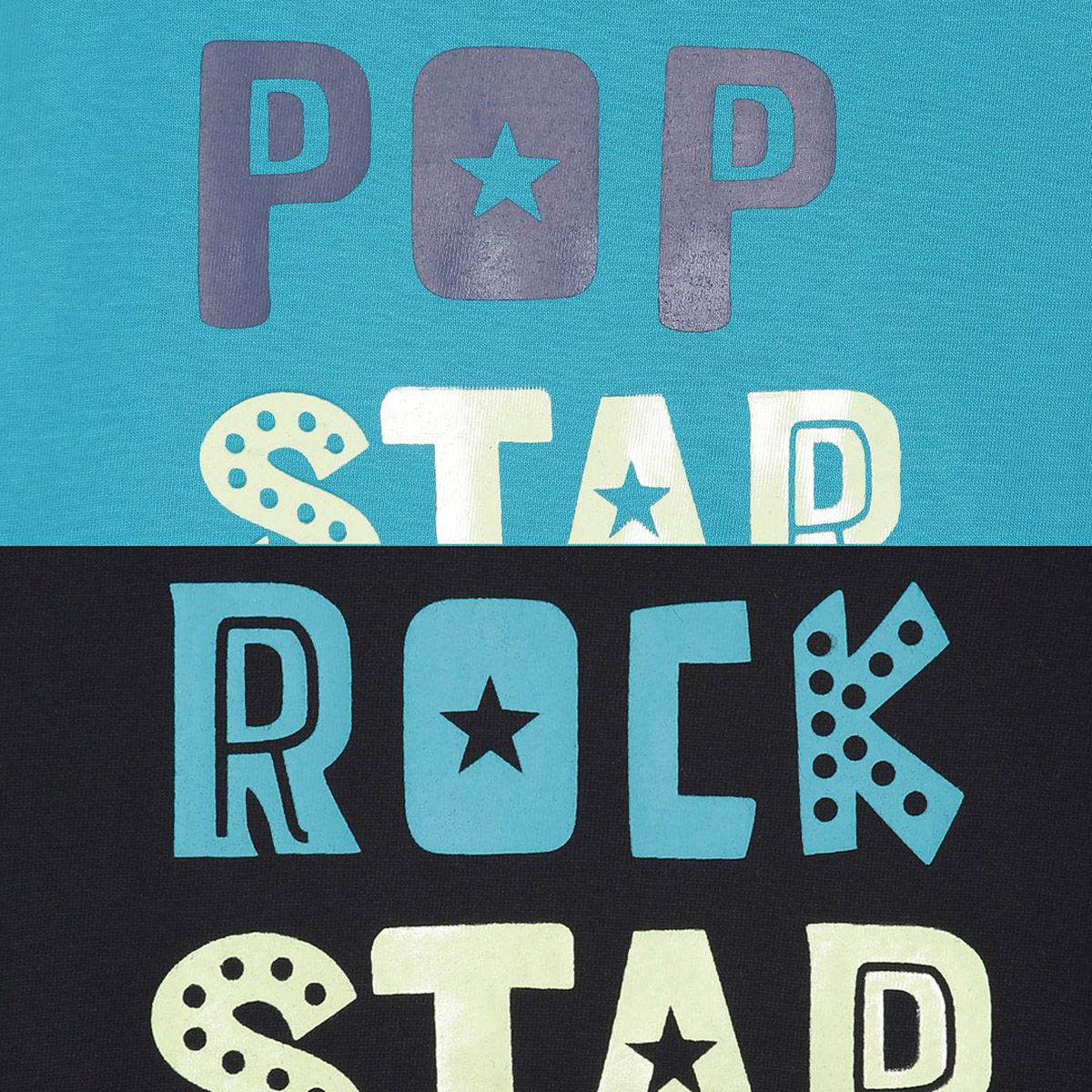Pack of 2 t-shirt - blue for 3-6 Months