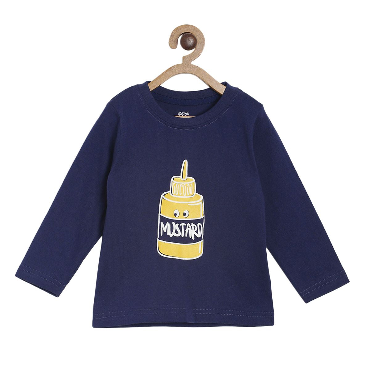 Baby Boys Printed T-Shirt Pack of 2, Navy Blue & White