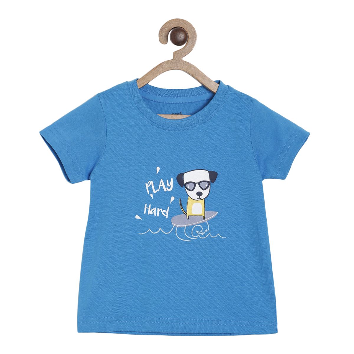 Pack of 2 t-shirt - blue for 3-6 Months