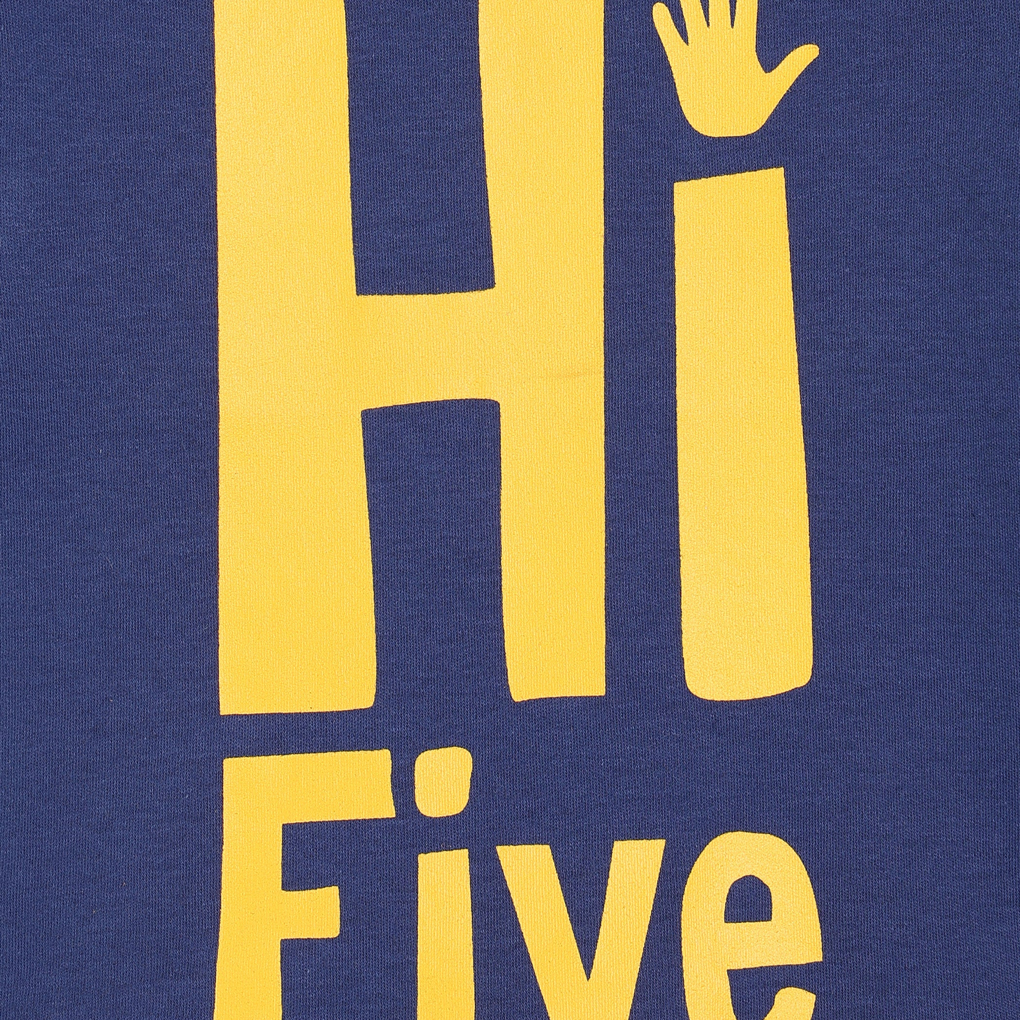 Baby Boys Navy Blue Cotton Printed T-Shirt Regular Fit Casual Kids T-Shirt