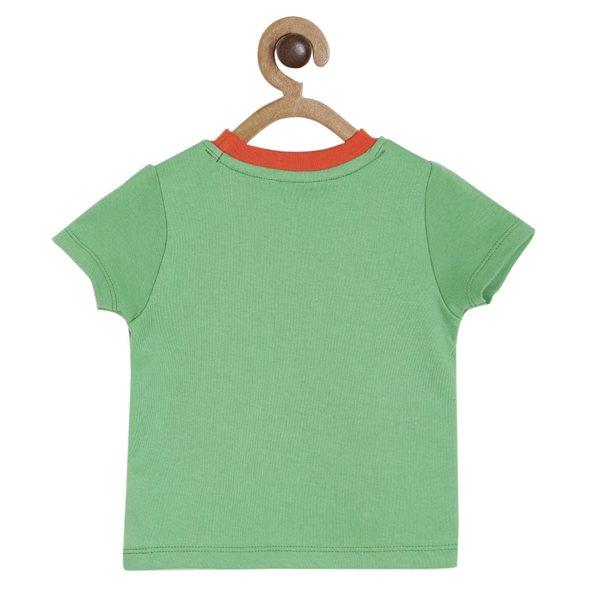 Pack of 1 knit t- shirt - green for 3-6 Months