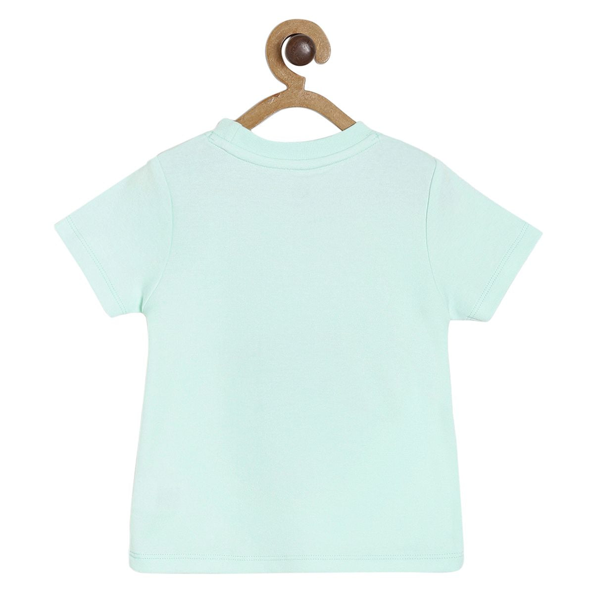Pack of 1 knit t- shirt - light mint green  & light mint green for 3-6 Months