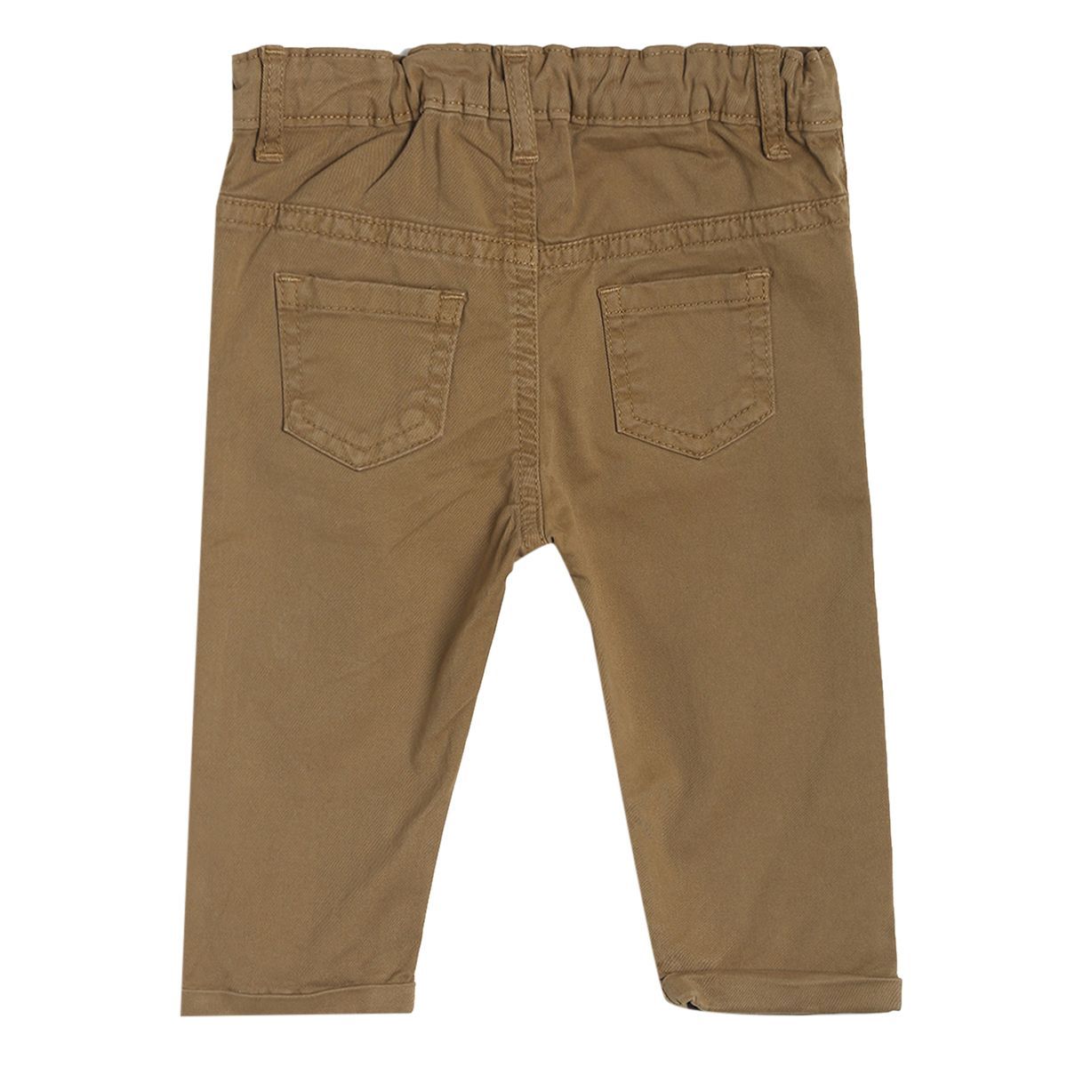 Boys Brown Woven Pant
