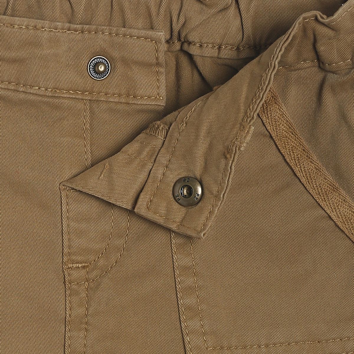 Boys Brown Woven Pant