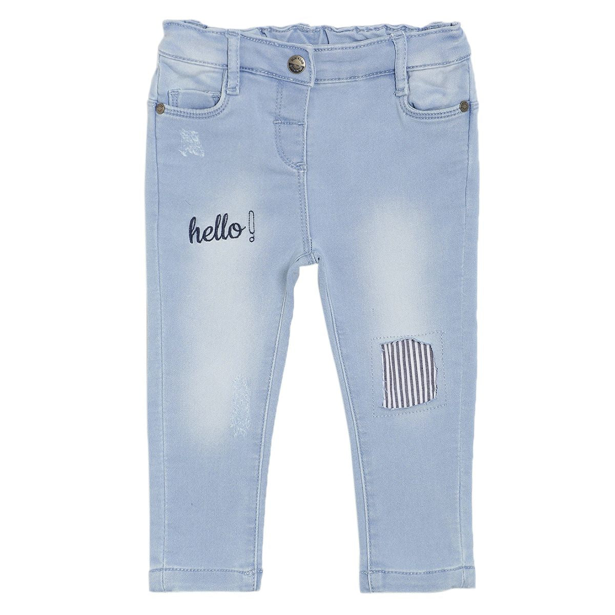 Pack of 1 denim pant - lt wash for 3-6 Months