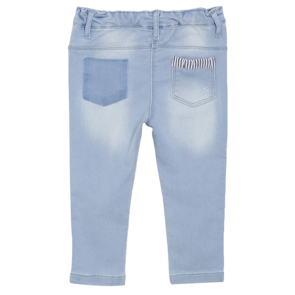 Pack of 1 denim pant - lt wash for 3-6 Months