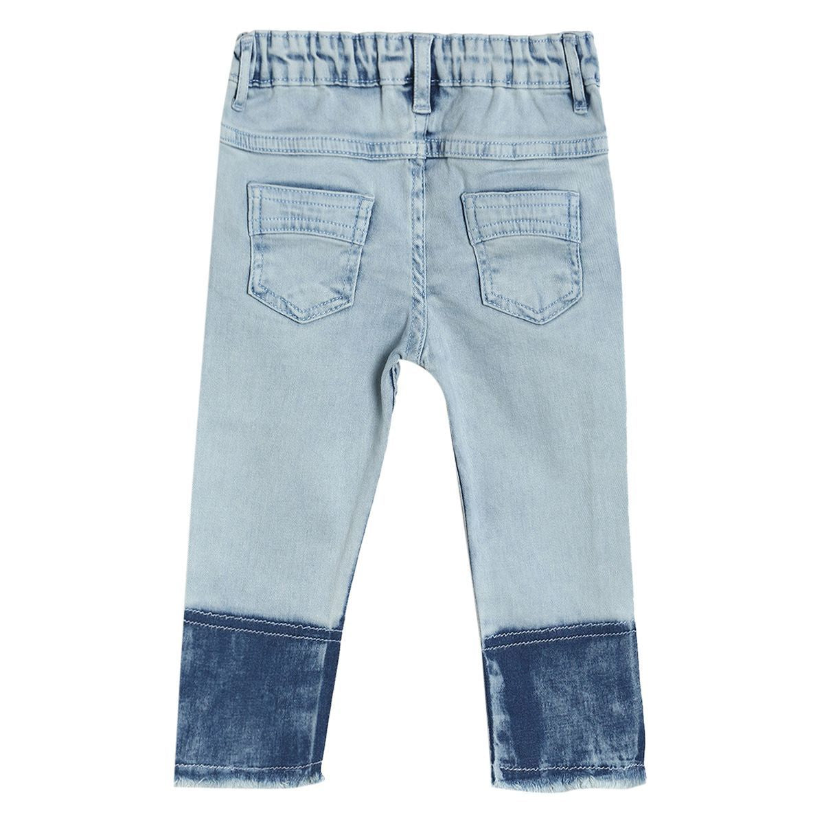 Pack of 1 denim pant - denim blue for 3-6 Months