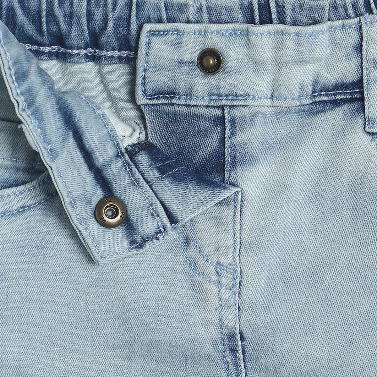 Pack of 1 denim pant - denim blue for 3-6 Months