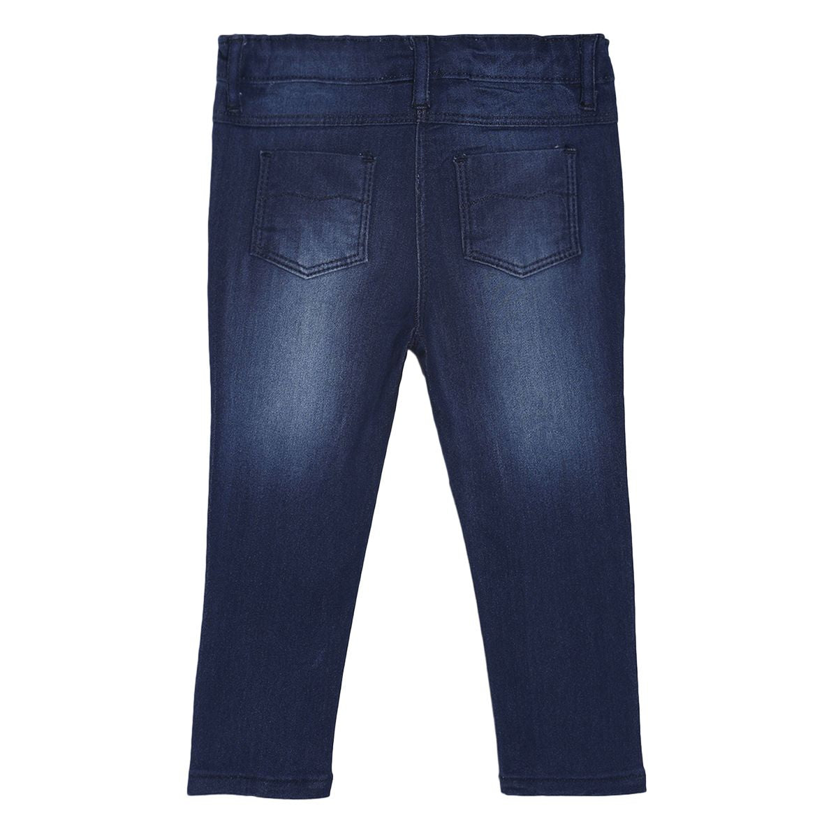 Pack of 1 denim pant - denim navy blue for 3-6 Months
