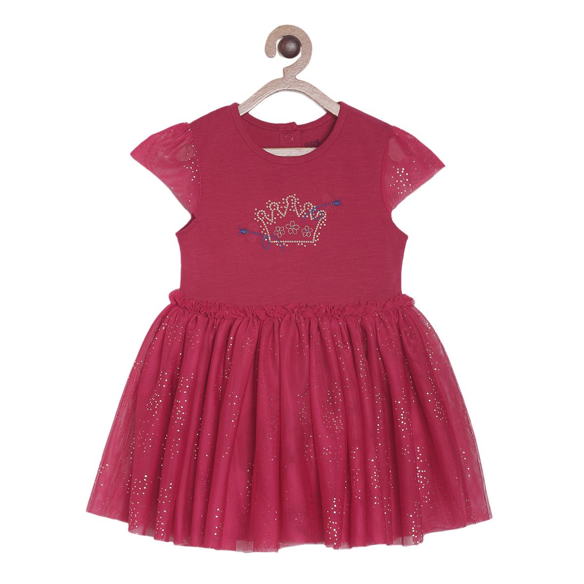 Pack of 1 dress - red for 3-6 Months