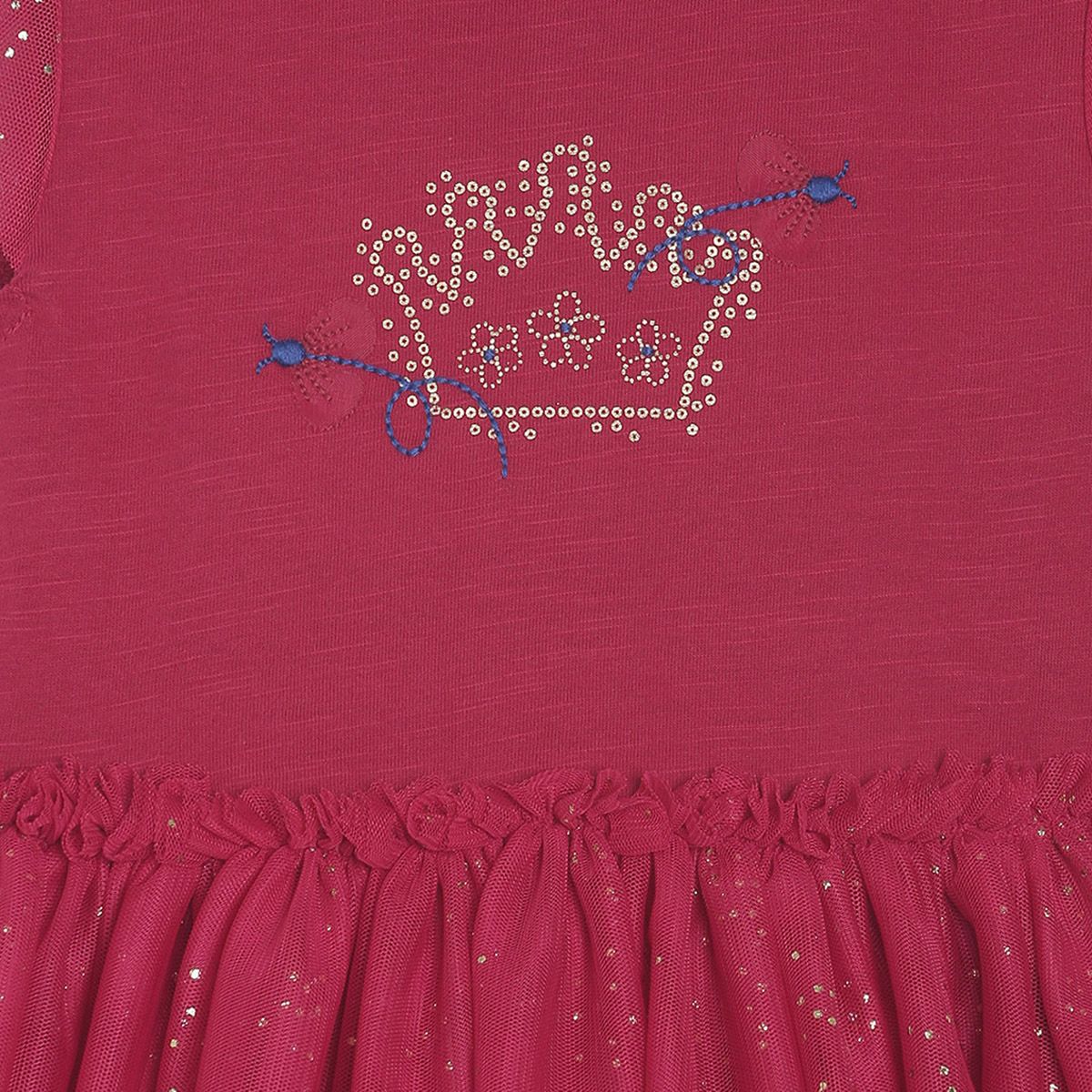 Pack of 1 dress - red for 3-6 Months
