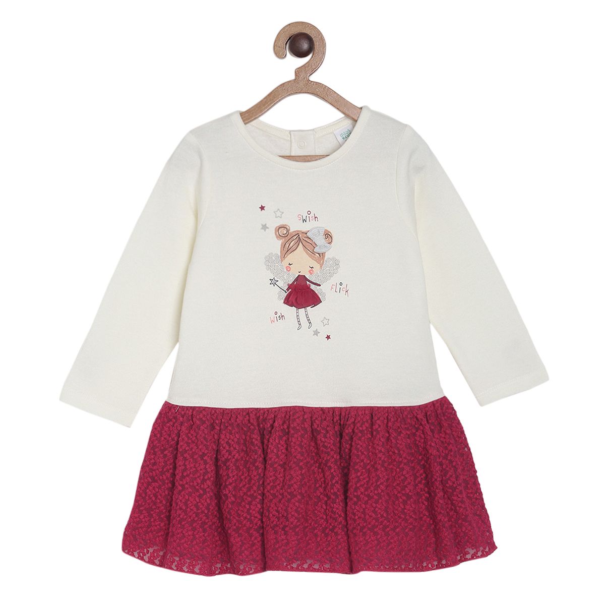 Girls Off White Dress