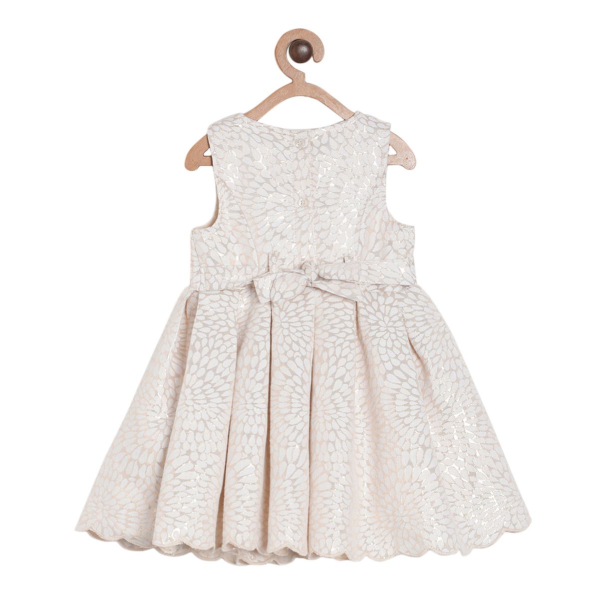 Pack of 1 dress - off white for 3-6 Months