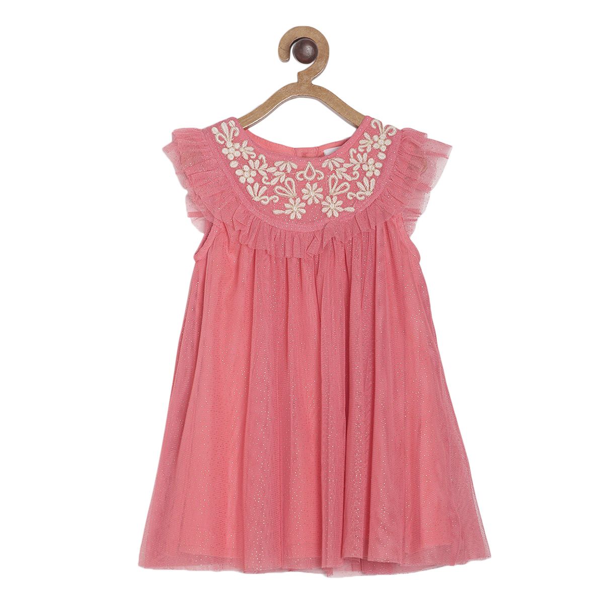 Pack of 1 dress - coral for 3-6 Months