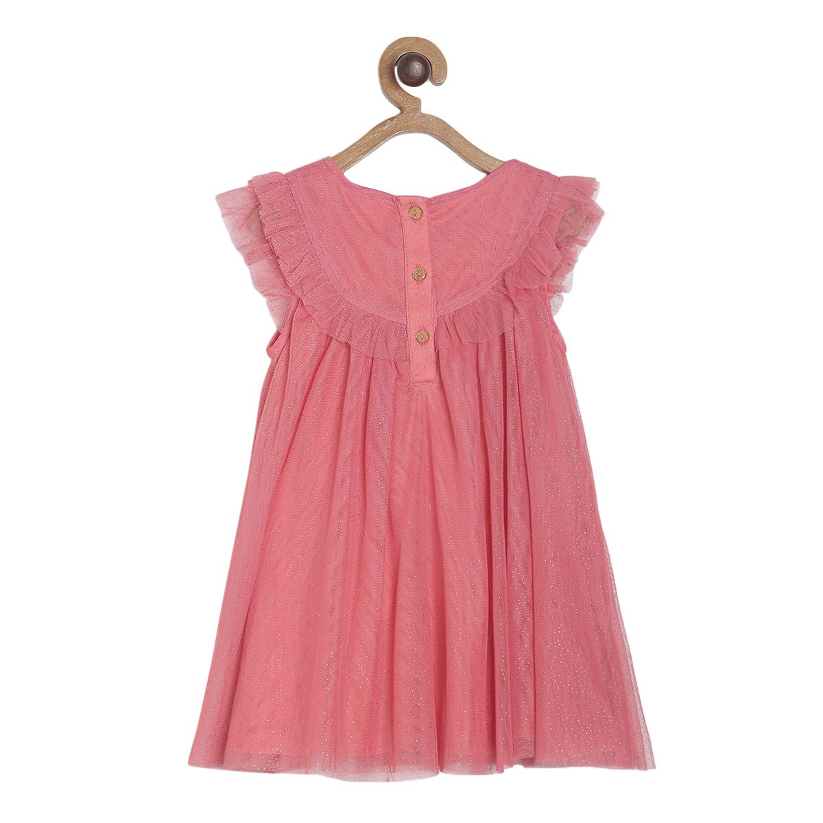 Pack of 1 dress - coral for 3-6 Months