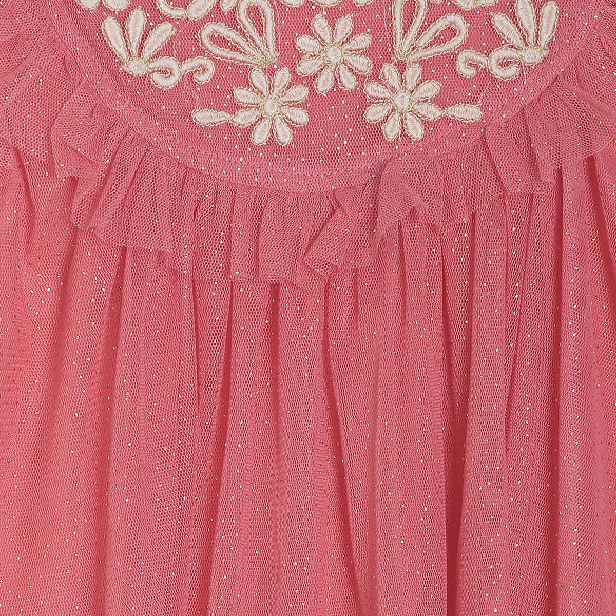 Pack of 1 dress - coral for 3-6 Months