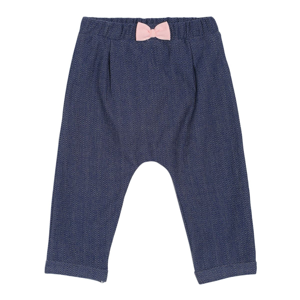 Pack of 1 knit pant - navy for 3-6 Months