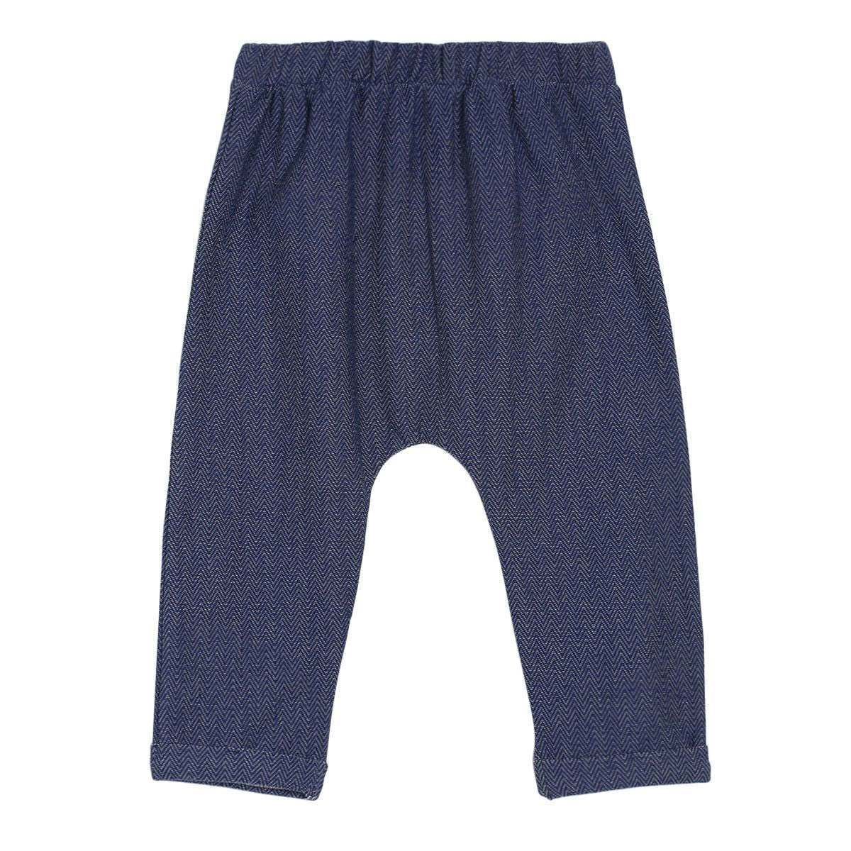 Pack of 1 knit pant - navy for 3-6 Months