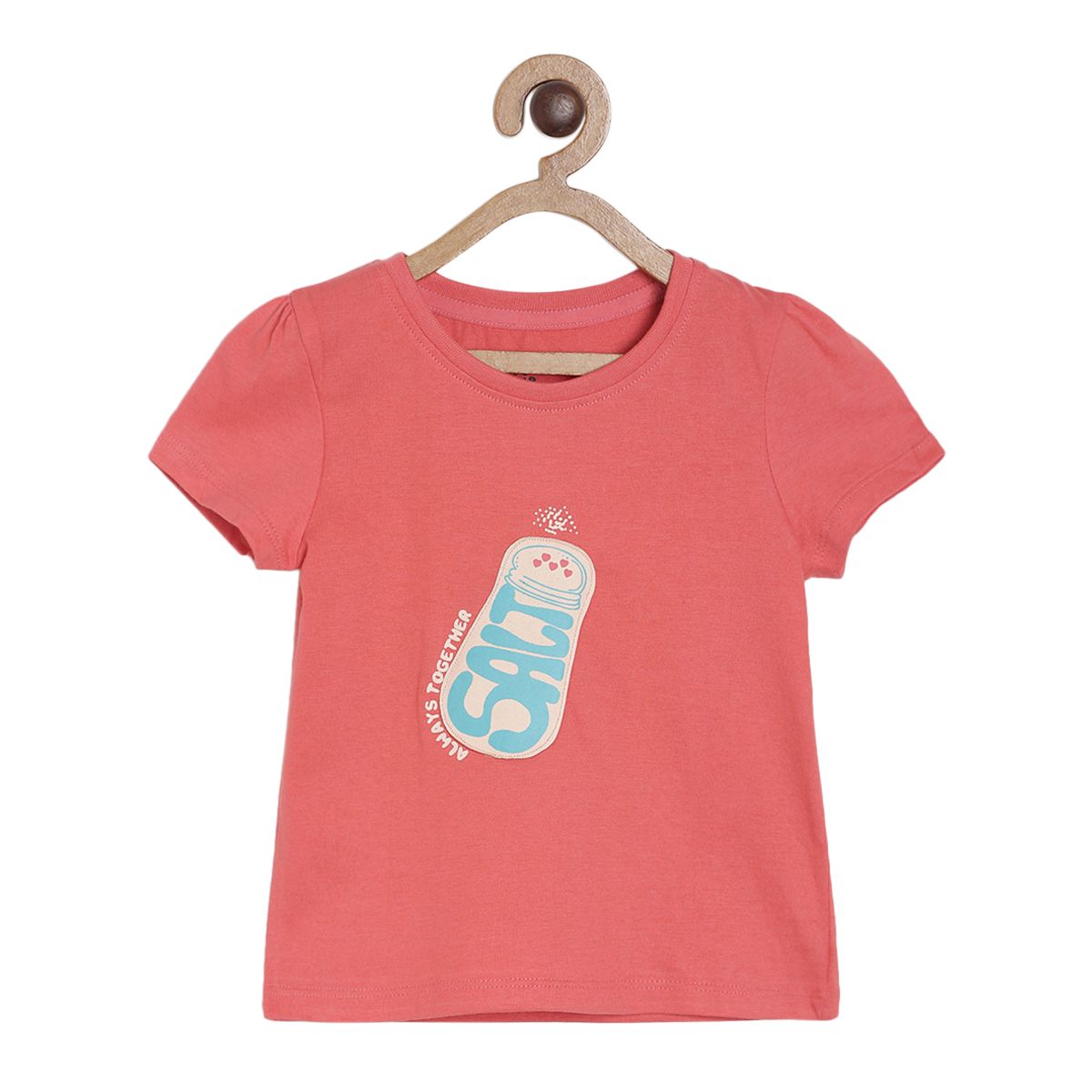 Pack of 2 knit top - coral red for 3-6 Months