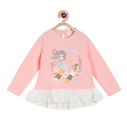 Girls Pink Knit Top