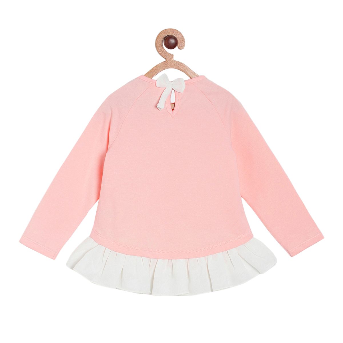 Girls Pink Knit Top