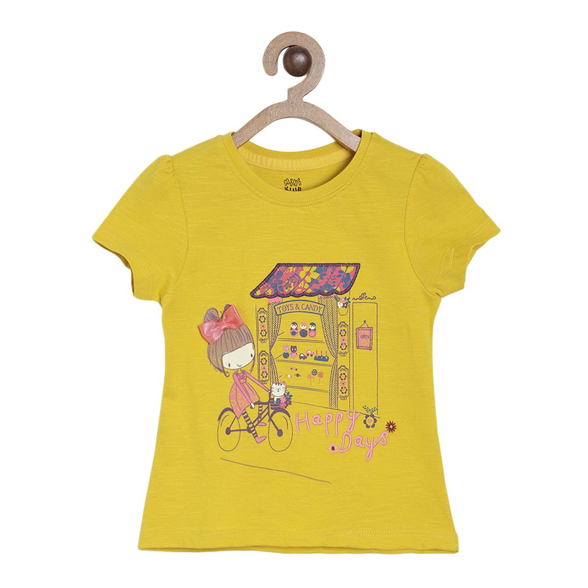 Pack of 1 knit top - yellow for 3-6 Months