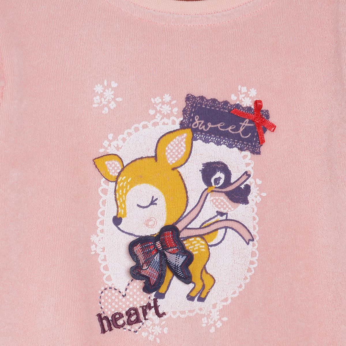 Pack of 1 knit top - pink for 3-6 Months