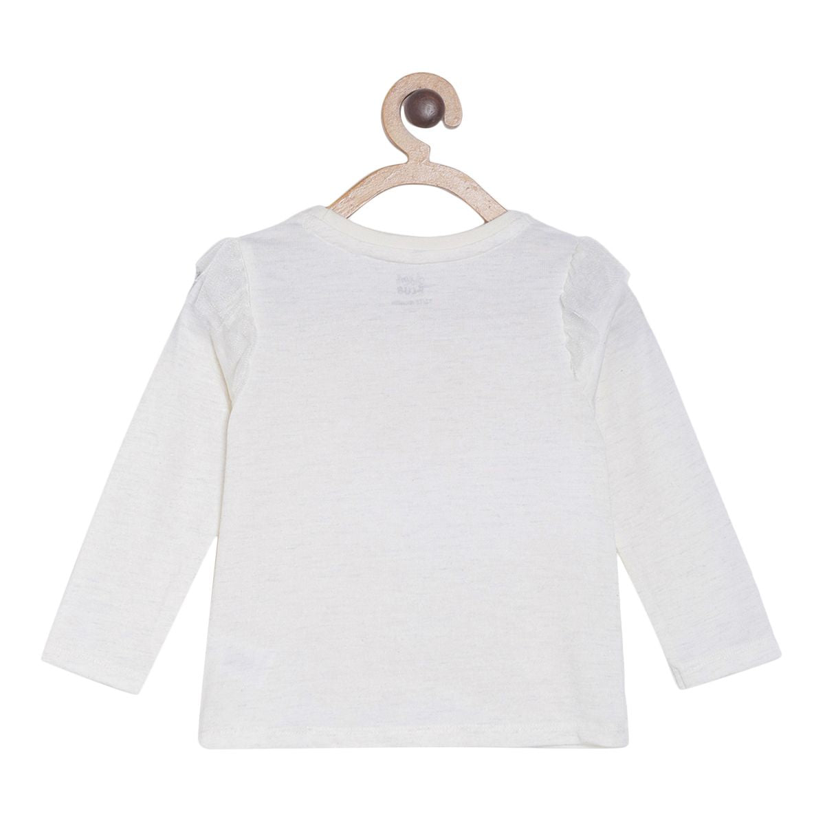 Girls Off White Knit Top