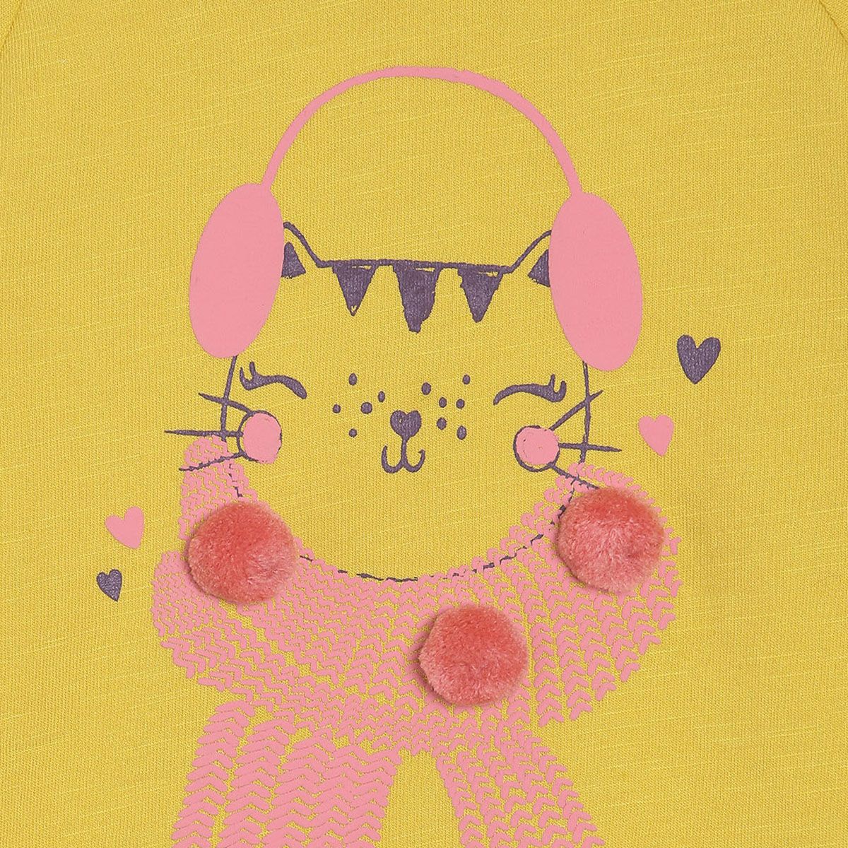 Girls Yellow Sweatshirt