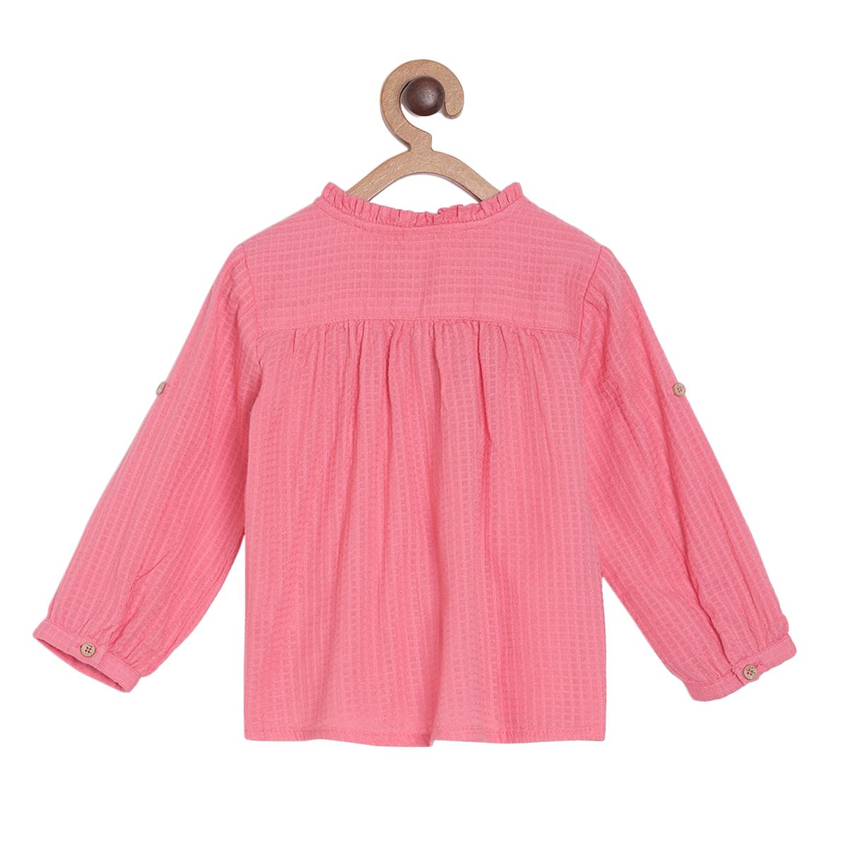 Pack of 1 woven top - coral for 3-6 Months