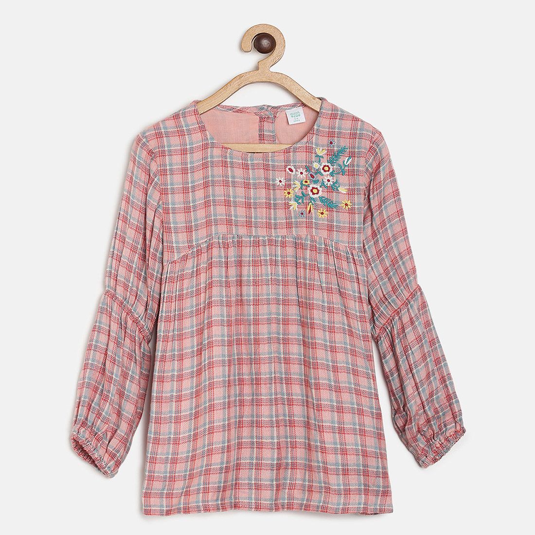 Pack of 1 woven top - pink for 3-6 Months
