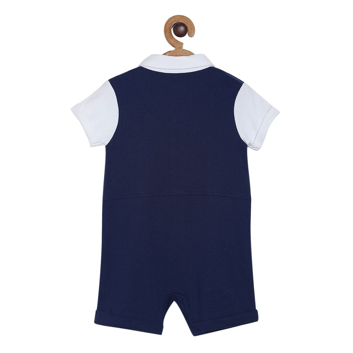 Boys Navy Rompers