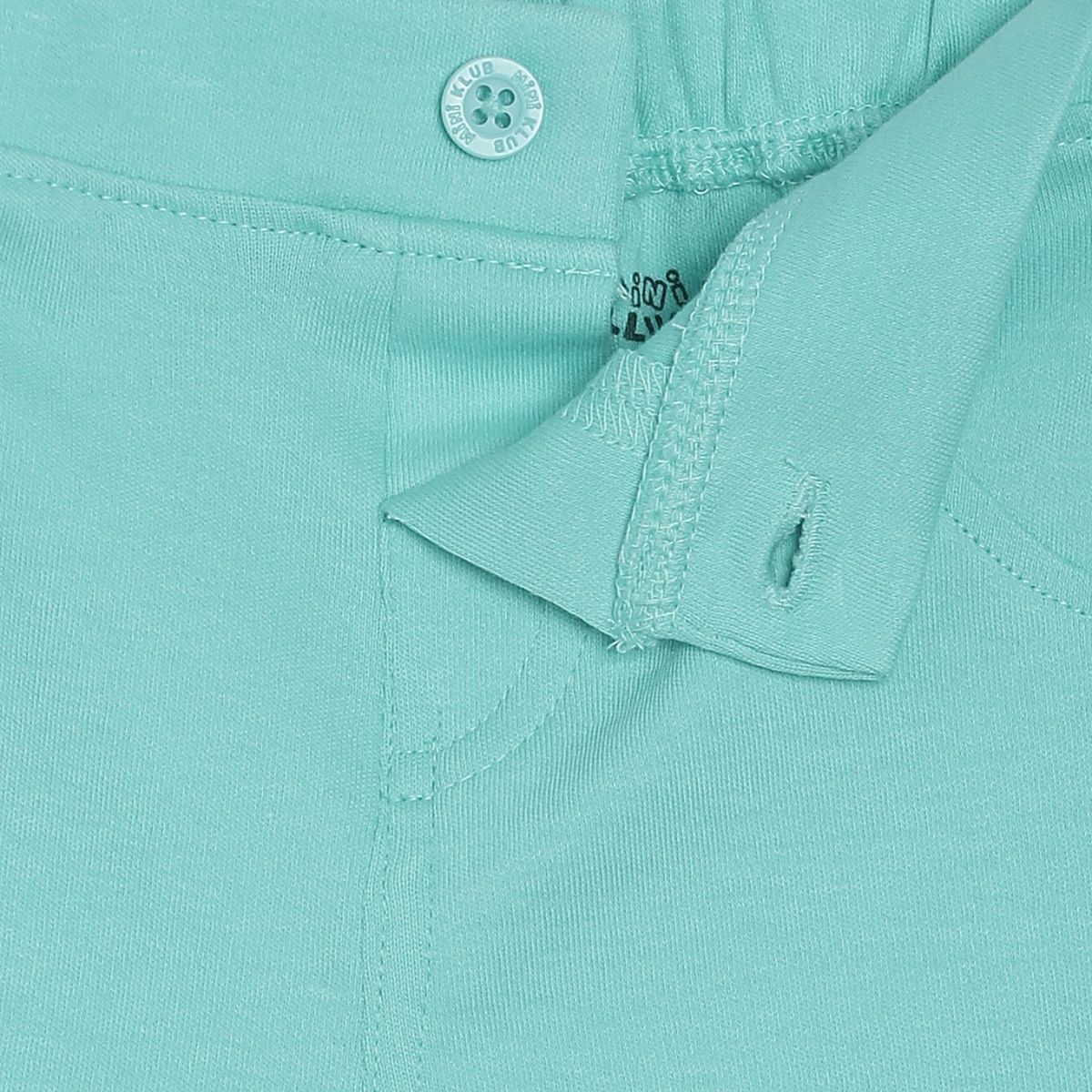 Pack of 2 t- shirt & shorts set - white & turquoise blue for 0-3 Months