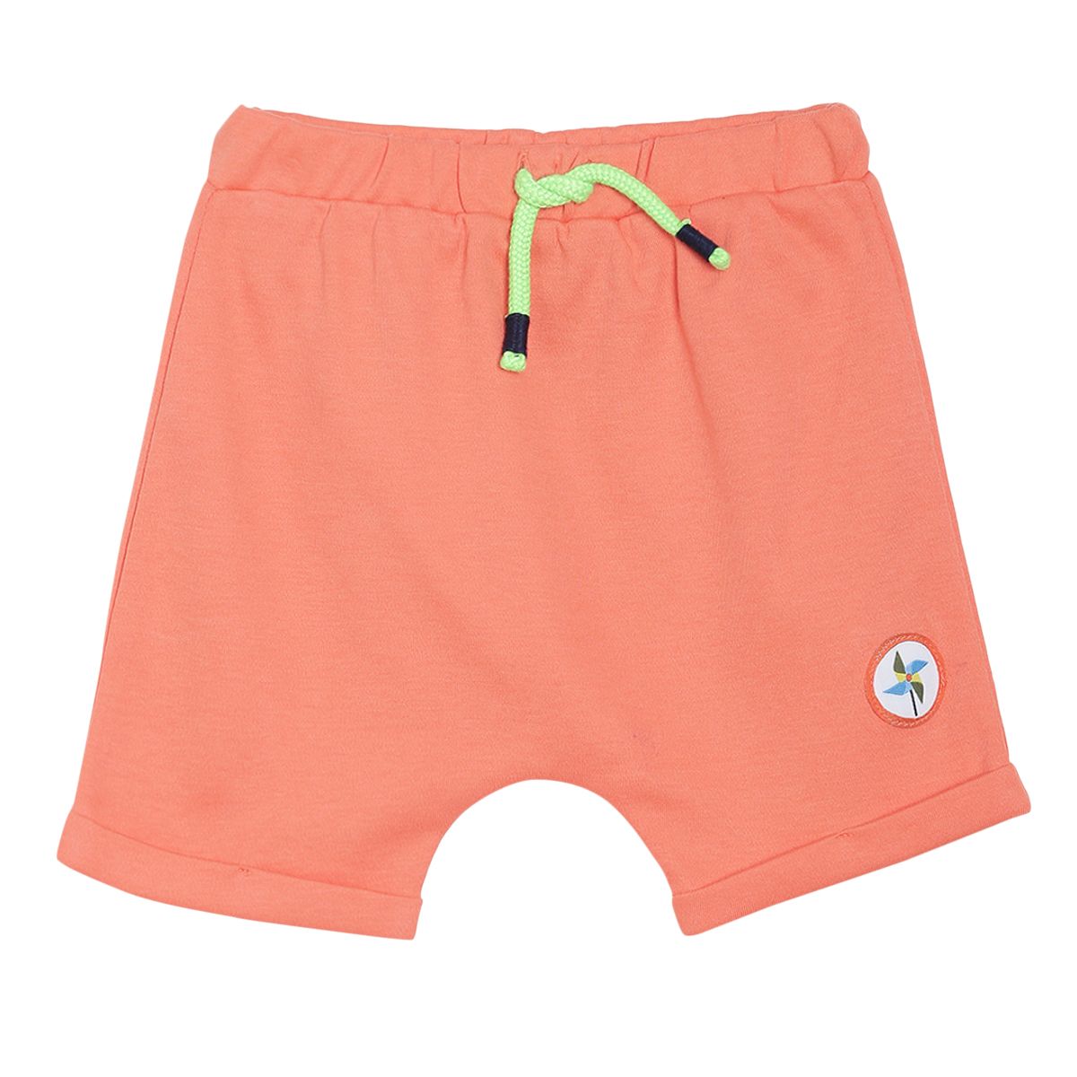 Pack of 2 t-shirt & bottom set - white & coral red for 0-3 Months