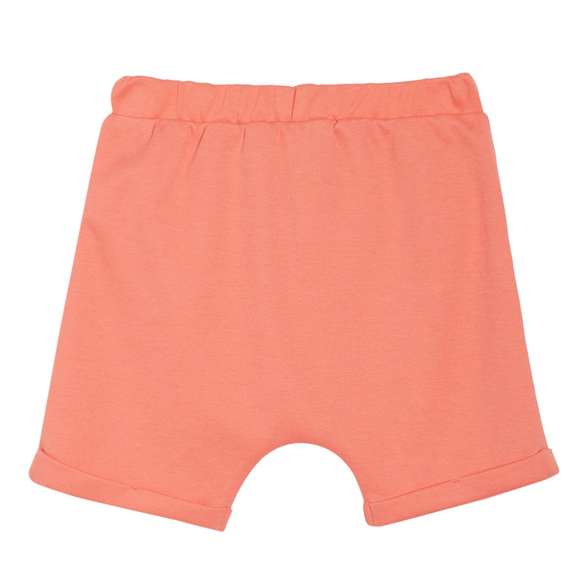 Pack of 2 t-shirt & bottom set - white & coral red for 0-3 Months