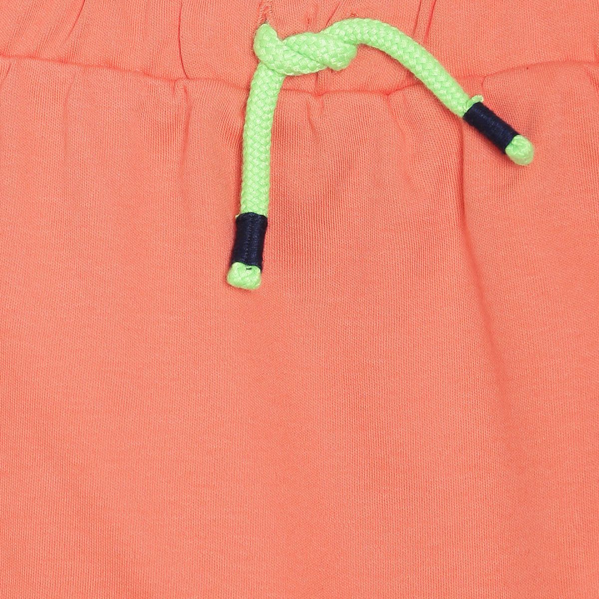 Pack of 2 t-shirt & bottom set - white & coral red for 0-3 Months