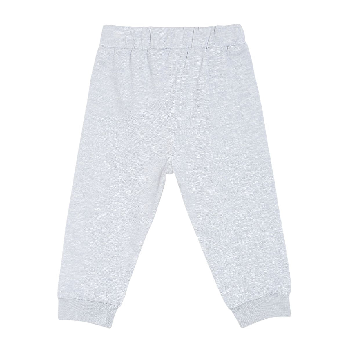 Pack of 2 t-shirt and knit bottom set - coral red & light grey for 0-3 Months