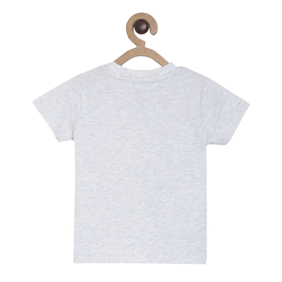 Pack of 2 t-shirt and knit bottom set - white & light blue for 0-3 Months