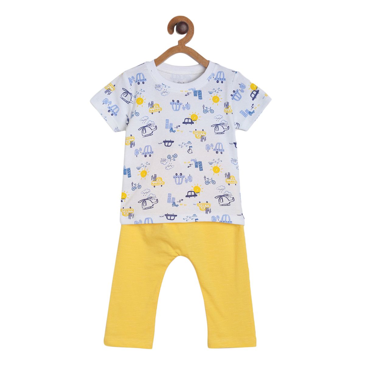 Boys Multi T-Shirt and Knit Bottom
