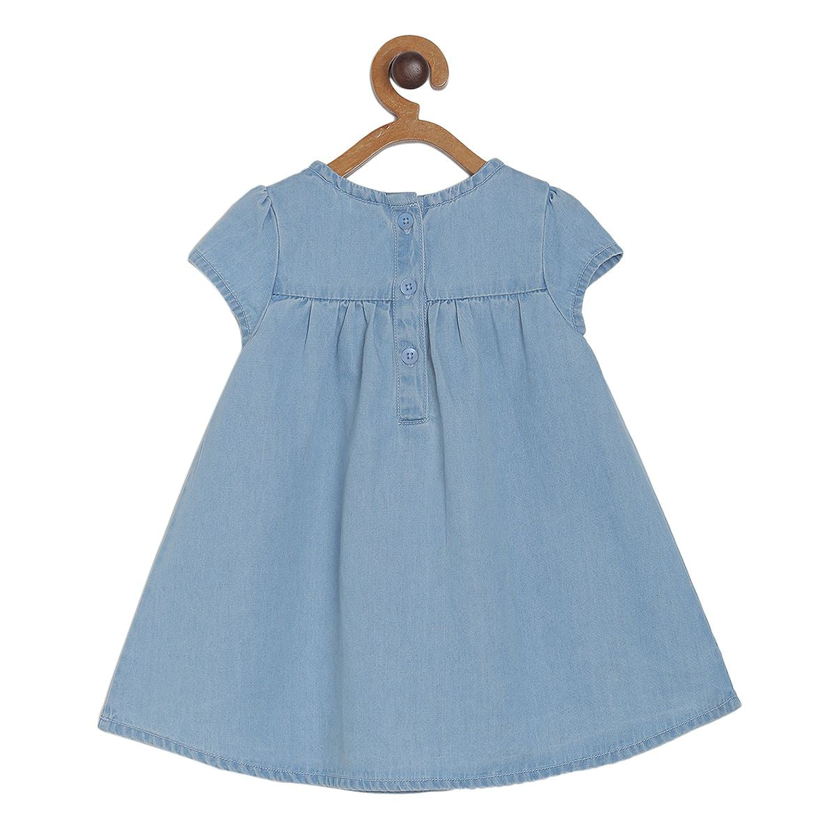 Pack of 3 dress set - light blue for 0-3 Months