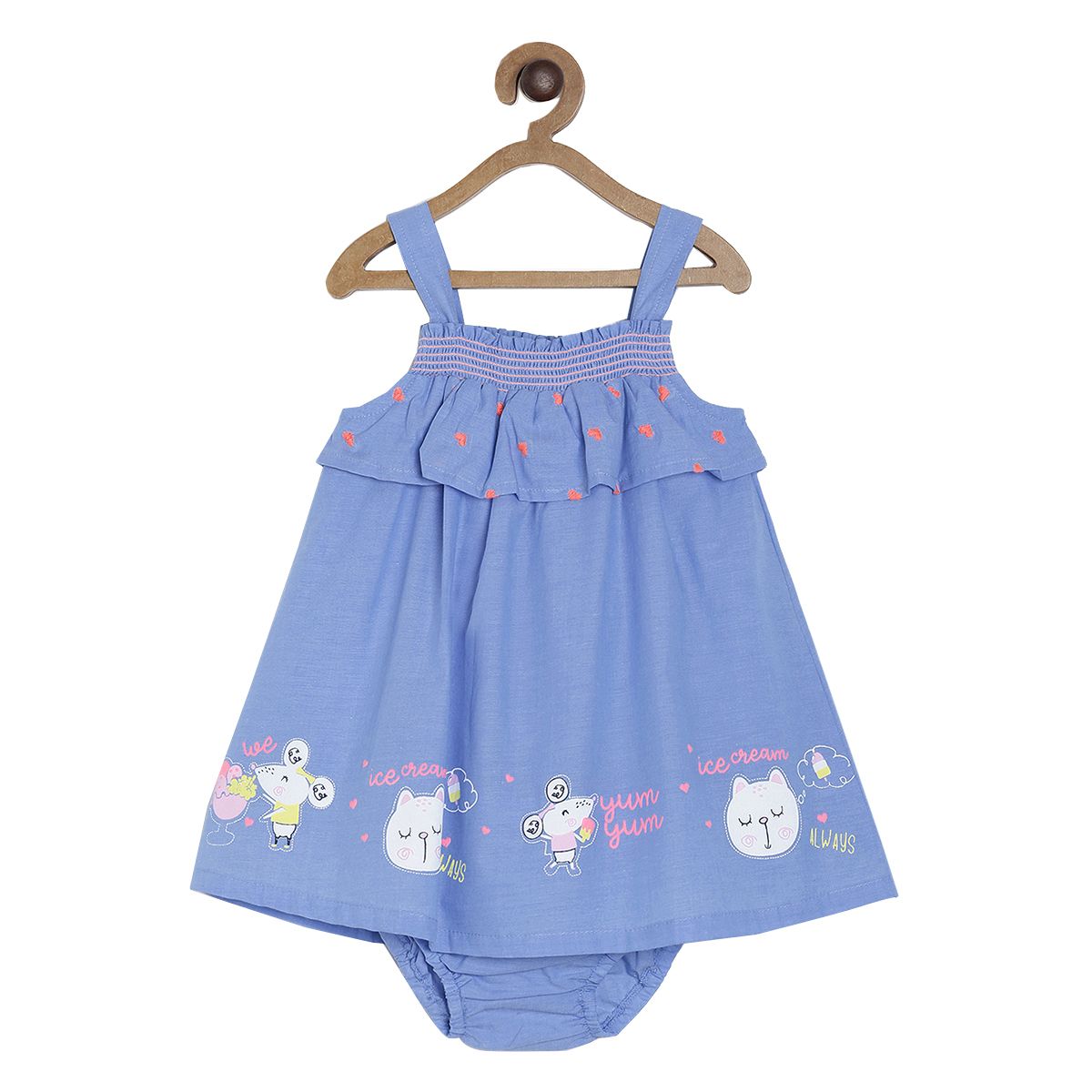 Pack of 3 dress set - light blue for 0-3 Months