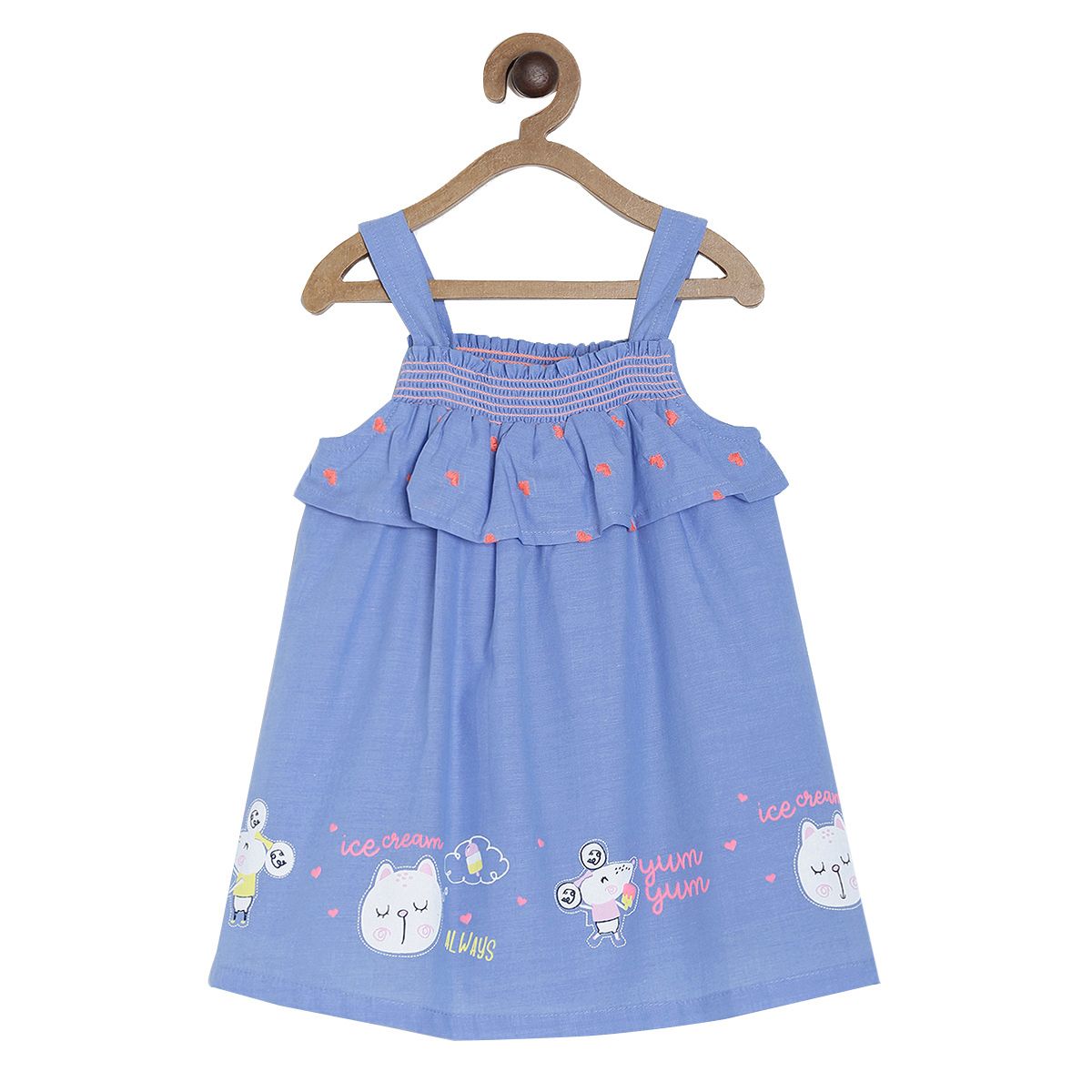 Pack of 3 dress set - light blue for 0-3 Months
